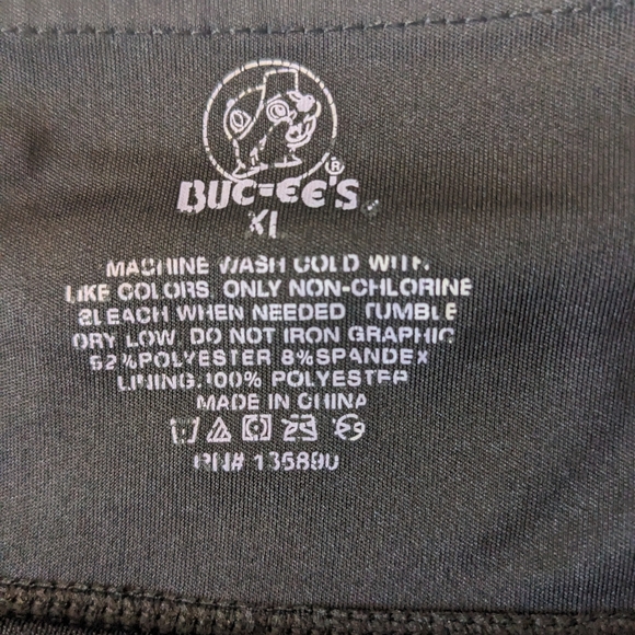 Buccee's Black Spandex Swim Shorts 10 - Picture 7 of 7